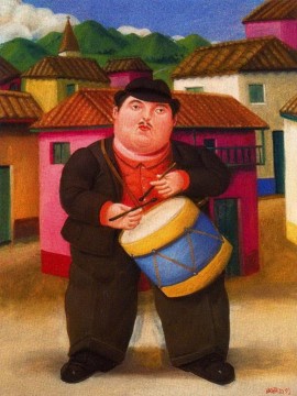 Fernando Botero œuvres - le batteur Fernando Botero